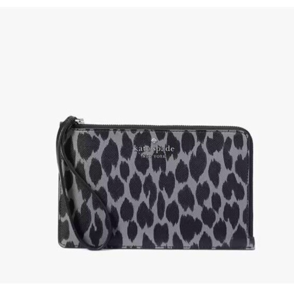 Kate Spade ♠️ Spotted Animal printed Wristlet NWT